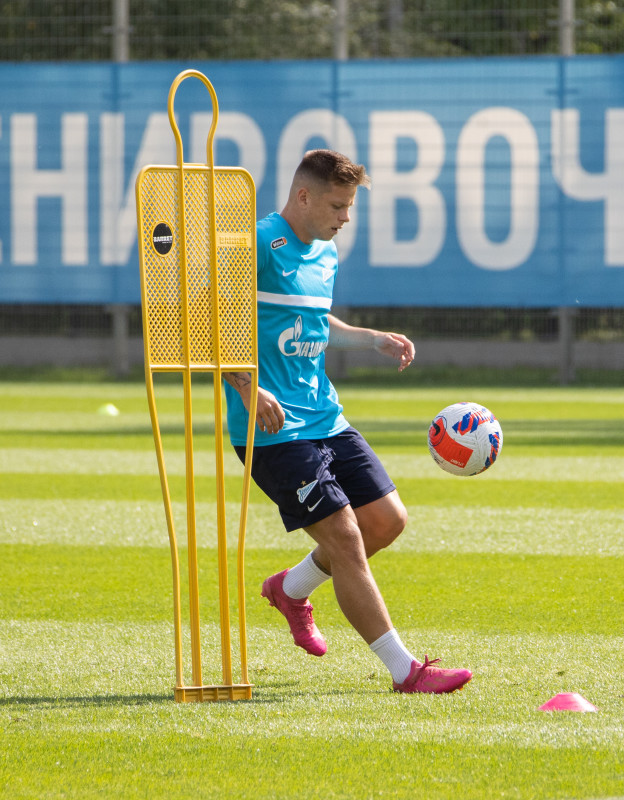 Тренировка «Зенита» перед матчем с «Локомотивом»