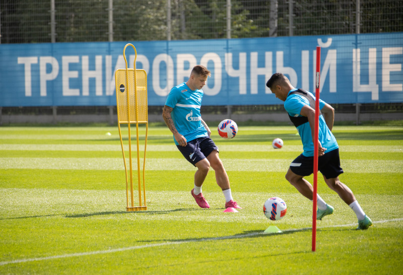 Тренировка «Зенита» перед матчем с «Локомотивом»