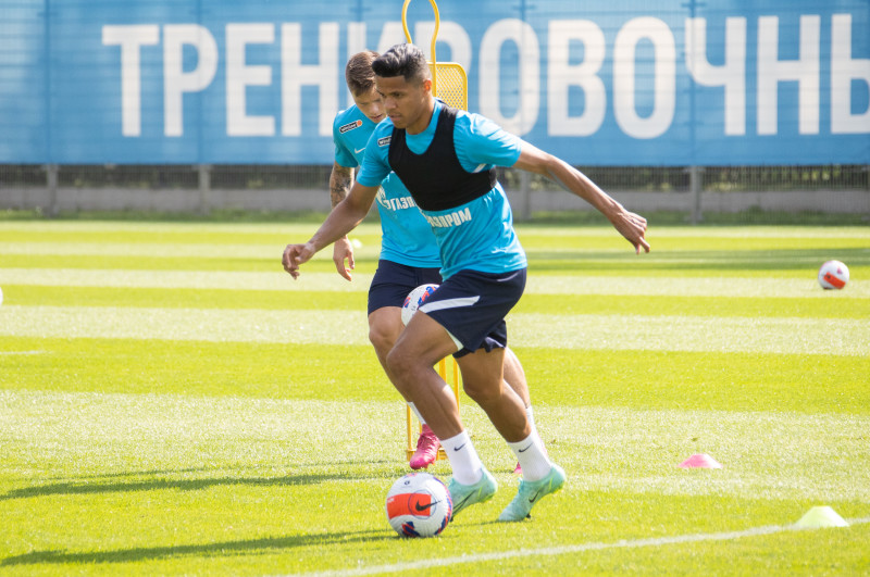 Тренировка «Зенита» перед матчем с «Локомотивом»