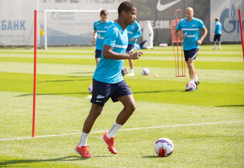 Тренировка «Зенита» перед матчем с «Локомотивом»