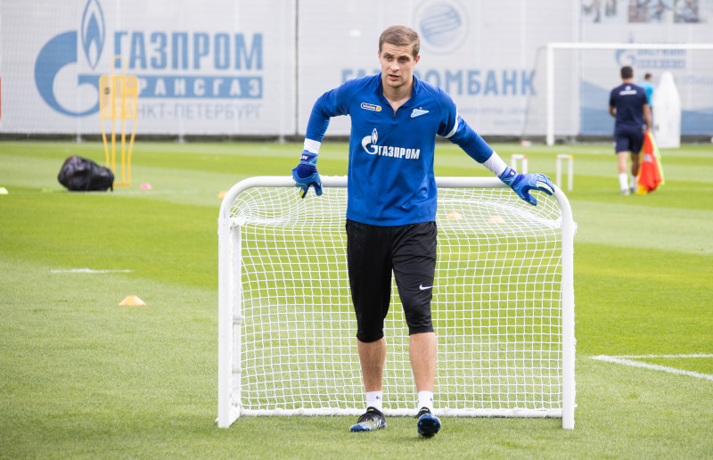 Тренировка «Зенита» перед матчем с «Локомотивом»