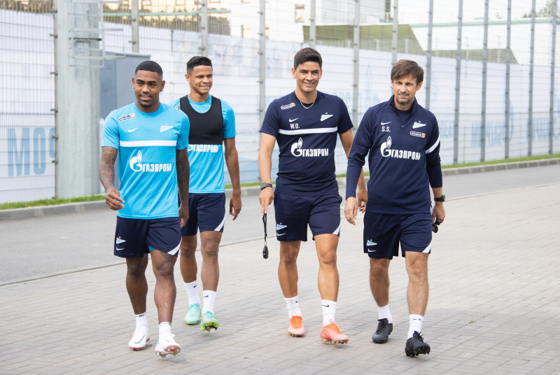 Тренировка «Зенита» перед матчем с «Локомотивом»