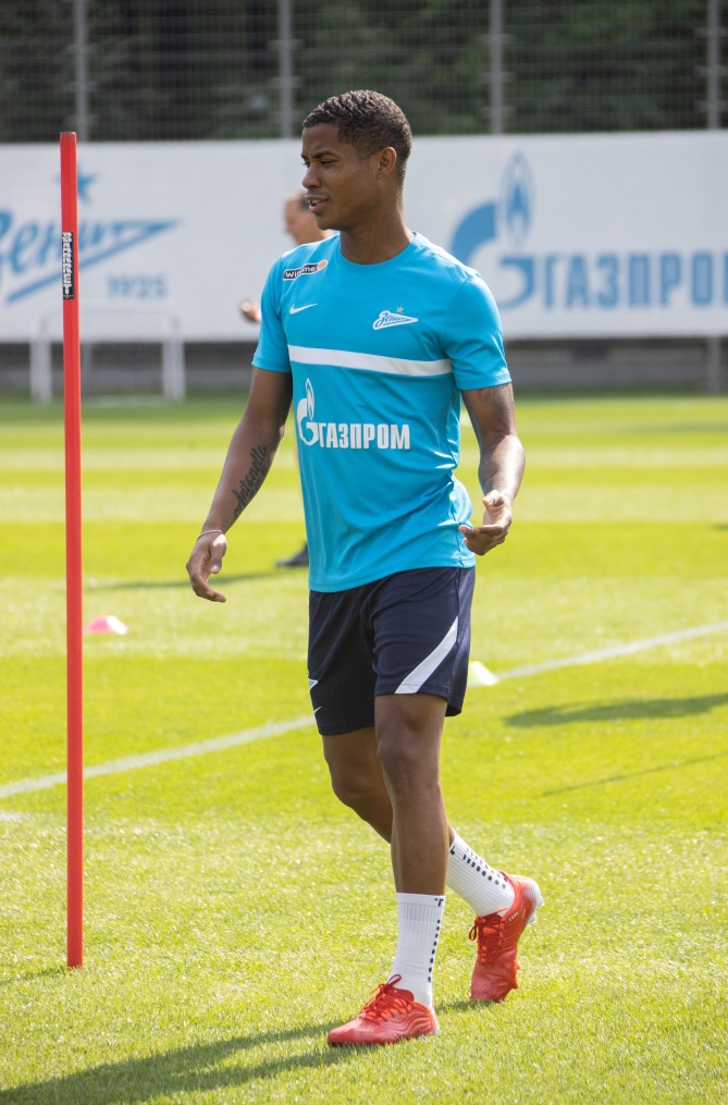 Тренировка «Зенита» перед матчем с «Локомотивом»
