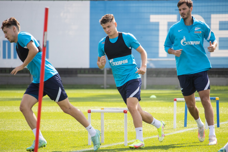 Тренировка «Зенита» перед матчем с «Локомотивом»