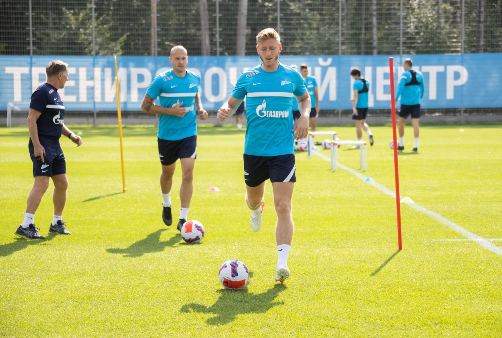 Тренировка «Зенита» перед матчем с «Локомотивом»