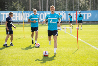 Тренировка «Зенита» перед матчем с «Локомотивом»