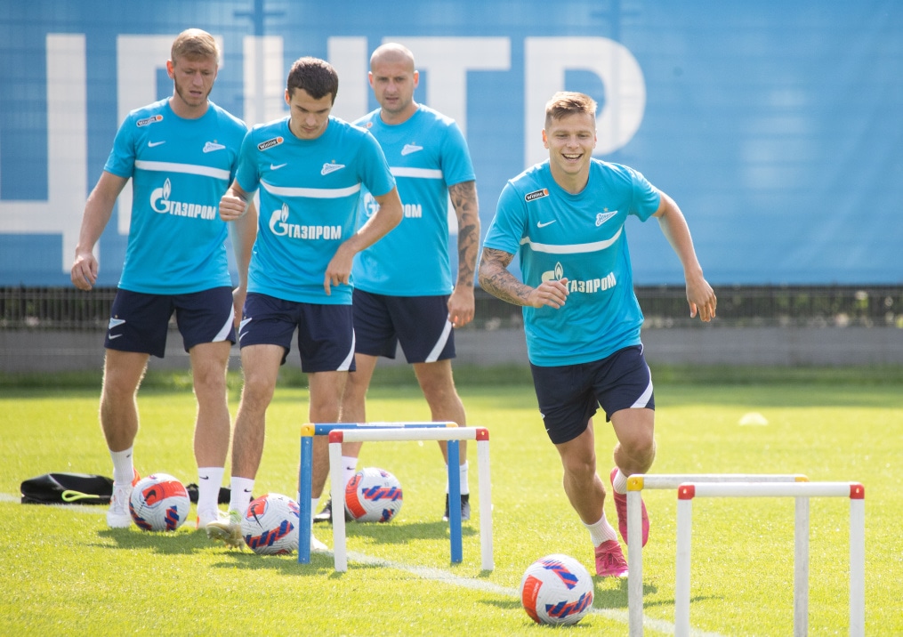 Тренировка «Зенита» перед матчем с «Локомотивом»