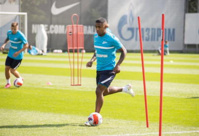 Тренировка «Зенита» перед матчем с «Локомотивом»