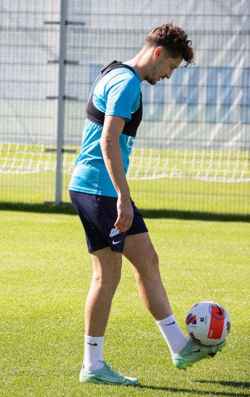 Тренировка «Зенита» перед матчем с «Уфой»