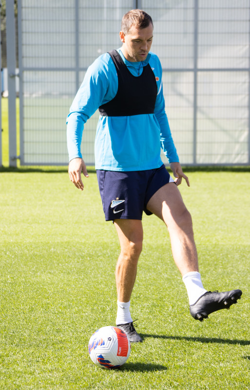 Тренировка «Зенита» перед матчем с «Уфой»