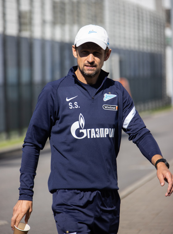 Тренировка «Зенита» перед матчем с «Уфой»