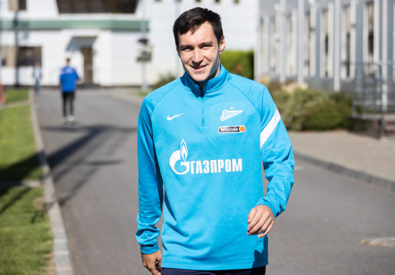 Тренировка «Зенита» перед матчем с «Уфой»