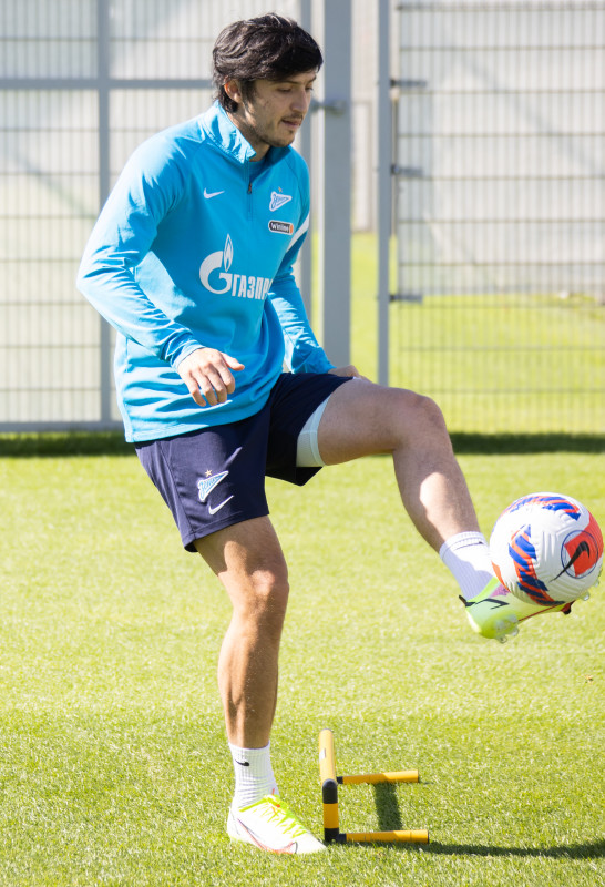 Тренировка «Зенита» перед матчем с «Уфой»