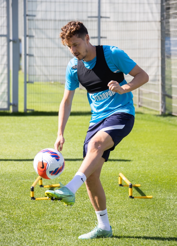 Тренировка «Зенита» перед матчем с «Уфой»