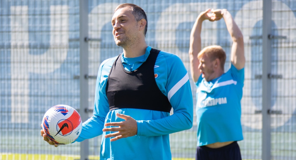 Тренировка «Зенита» перед матчем с «Уфой»