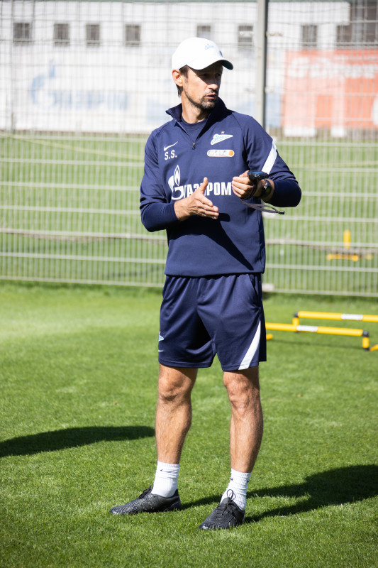 Тренировка «Зенита» перед матчем с «Уфой»