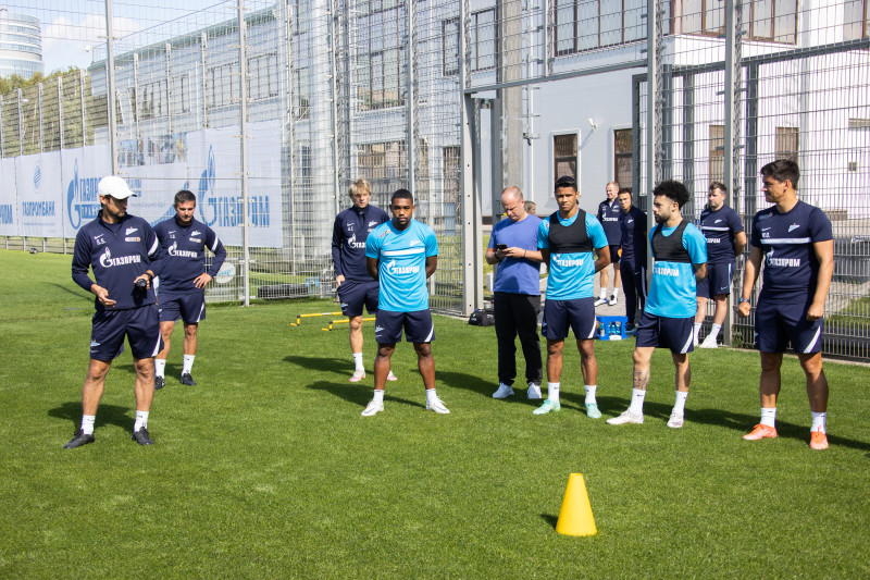 Тренировка «Зенита» перед матчем с «Уфой»