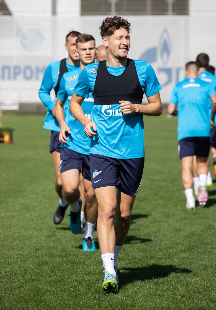Тренировка «Зенита» перед матчем с «Уфой»