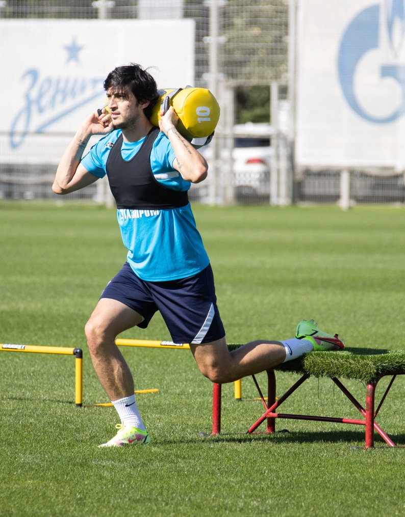 Тренировка «Зенита» перед матчем с «Уфой»