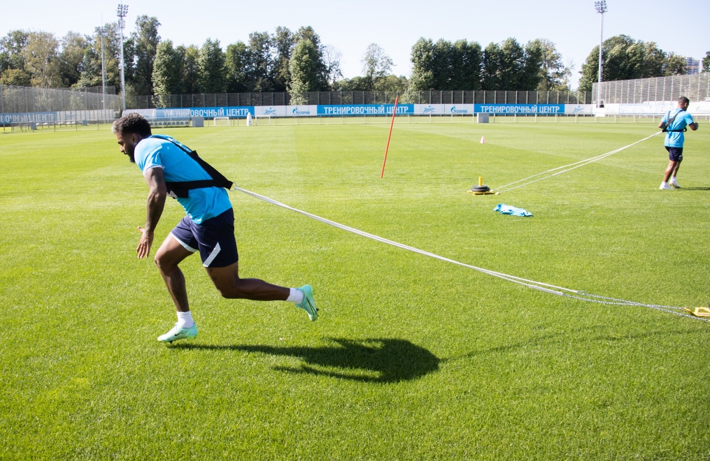 Тренировка «Зенита» перед матчем с «Уфой»