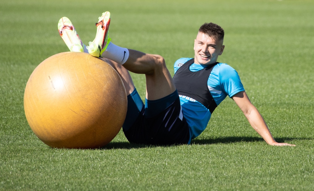 Тренировка «Зенита» перед матчем с «Уфой»