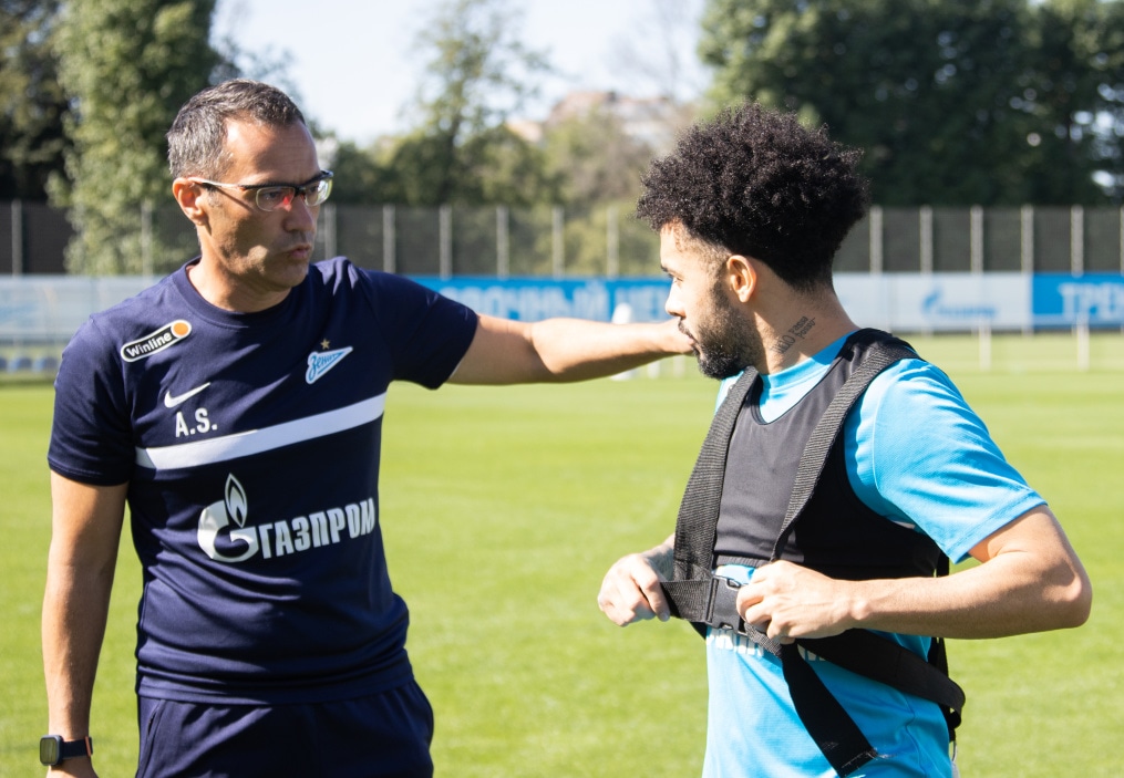 Тренировка «Зенита» перед матчем с «Уфой»