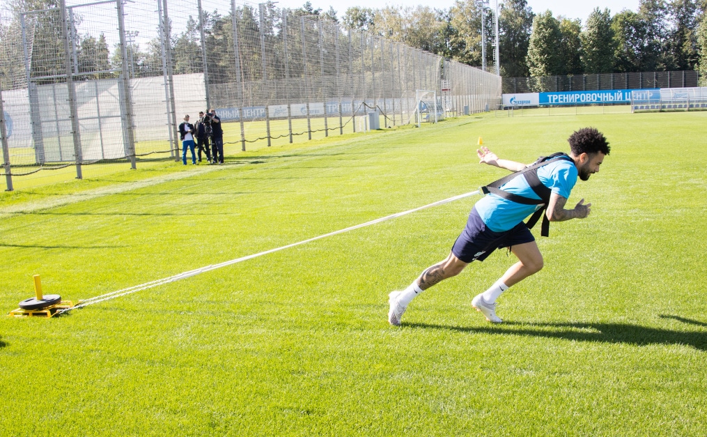 Тренировка «Зенита» перед матчем с «Уфой»