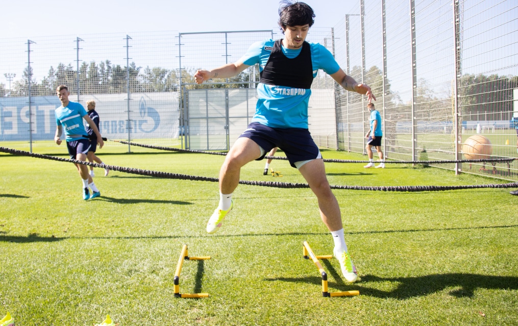 Тренировка «Зенита» перед матчем с «Уфой»