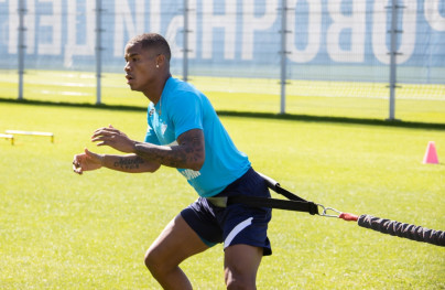 Тренировка «Зенита» перед матчем с «Уфой»