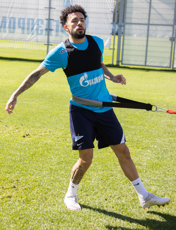 Тренировка «Зенита» перед матчем с «Уфой»