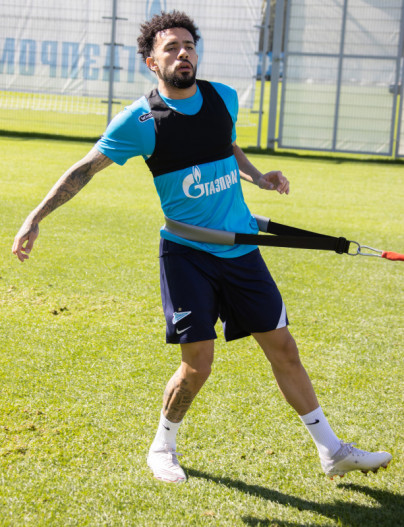 Тренировка «Зенита» перед матчем с «Уфой»