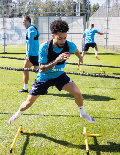 Тренировка «Зенита» перед матчем с «Уфой»