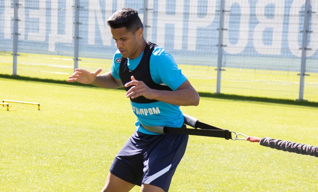 Тренировка «Зенита» перед матчем с «Уфой»