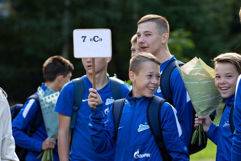 1 Сентября в школе «Зенита»