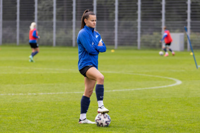 Тренировка женской команды «Зенит» перед матчем «Рубин» — «Зенит»