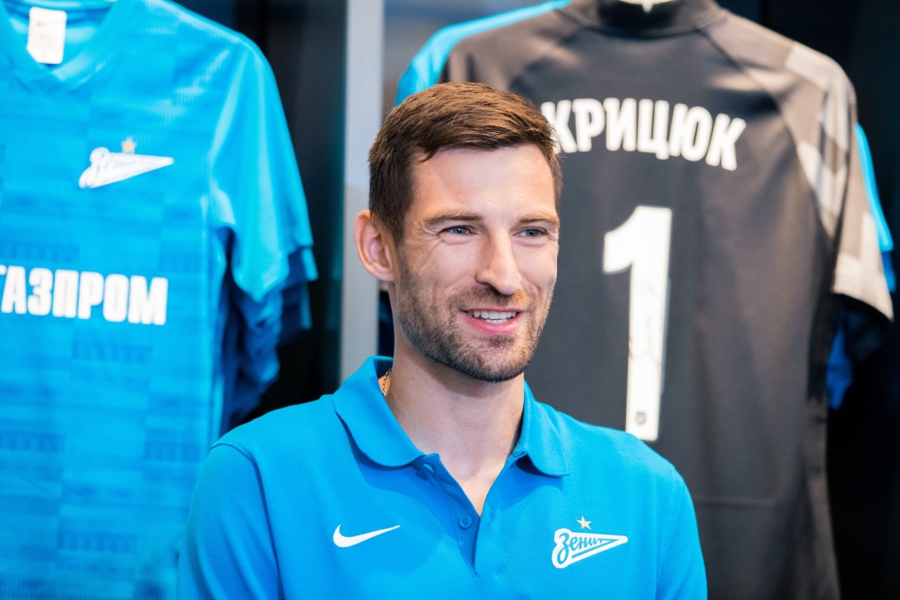 Презентация новичка «Зенита» Станислава Крицюка