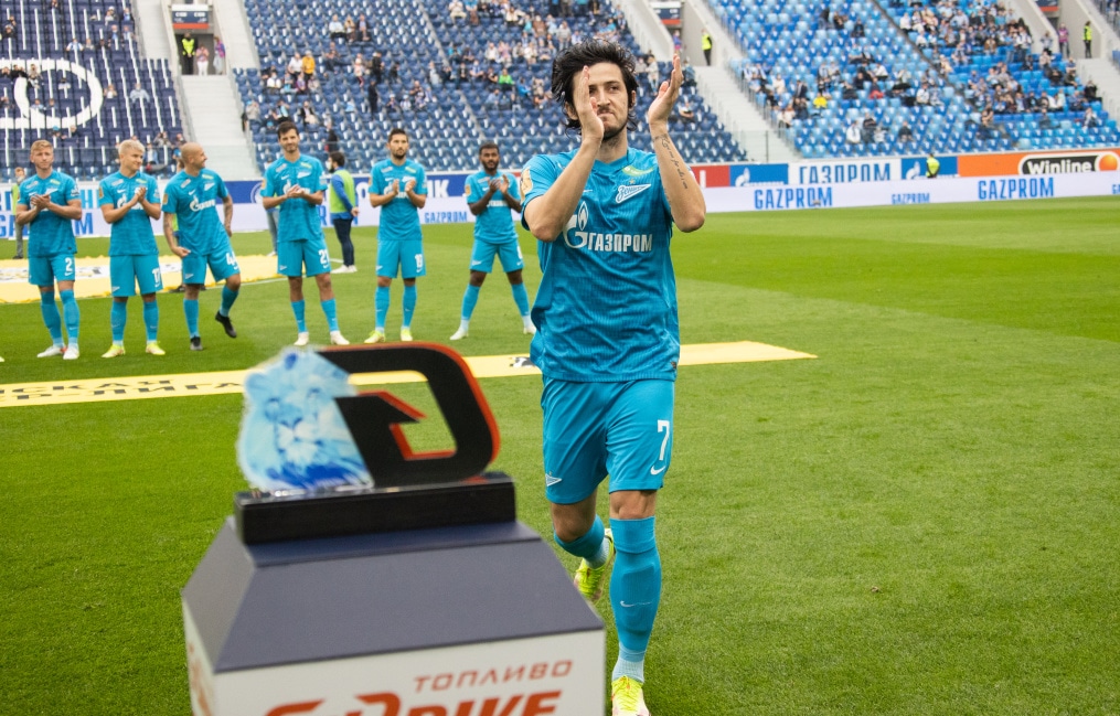 Сердар Азмун, лучший игрок июля-августа по версии «G-Drive»