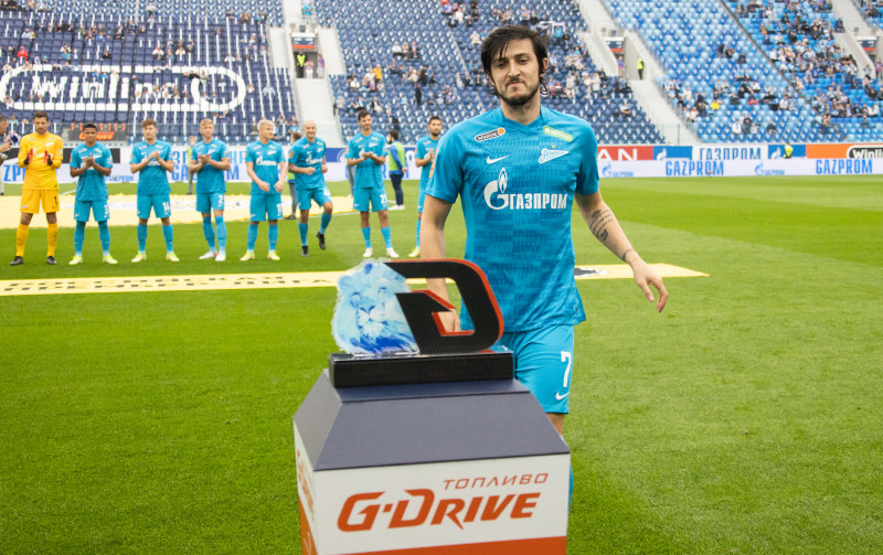 Сердар Азмун, лучший игрок июля-августа по версии «G-Drive»