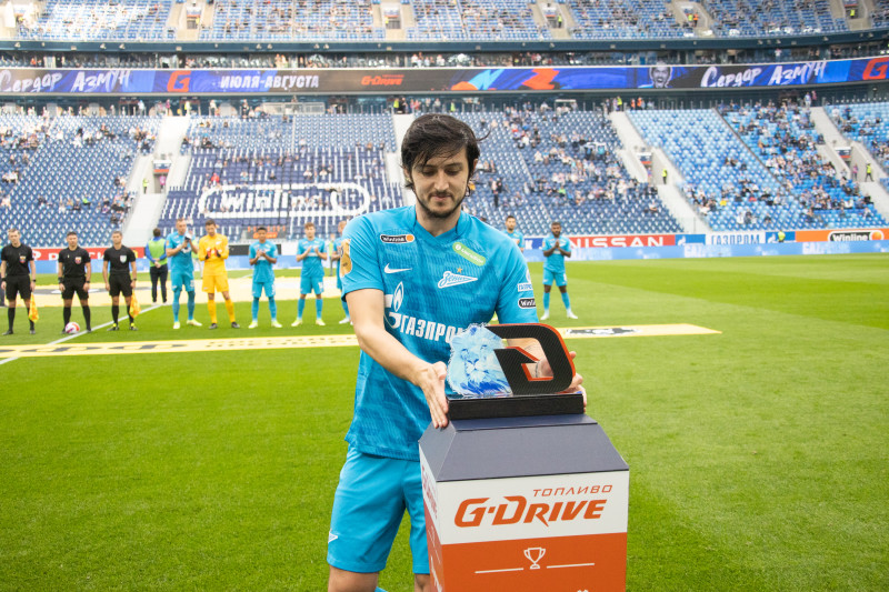 Сердар Азмун, лучший игрок июля-августа по версии «G-Drive»