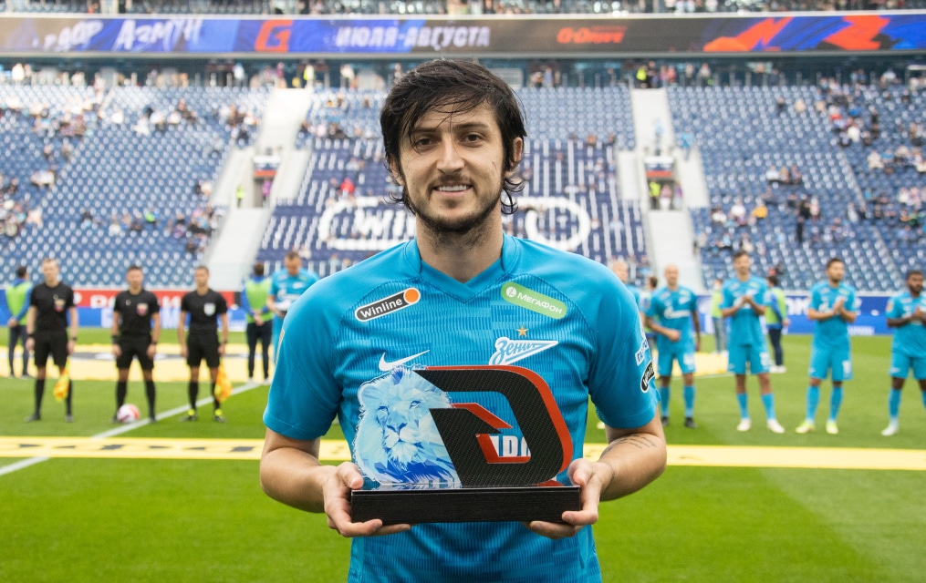 Сердар Азмун, лучший игрок июля-августа по версии «G-Drive»