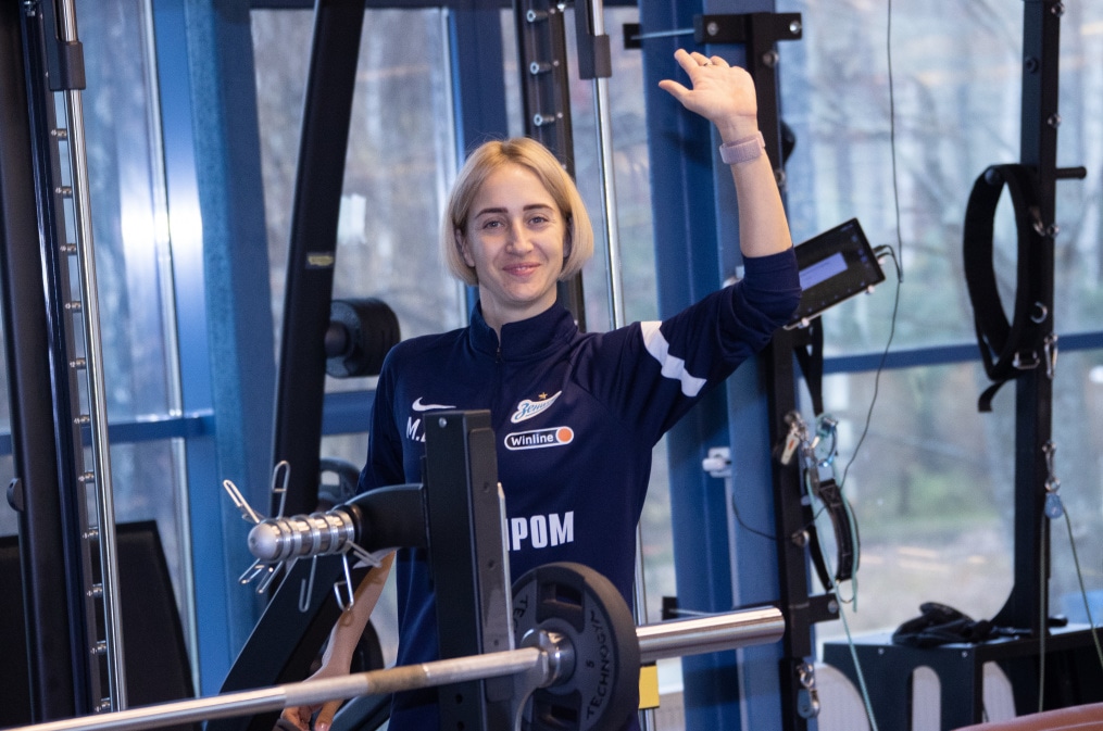 Тренировка «Зенита» перед матчем со «Спартаком»