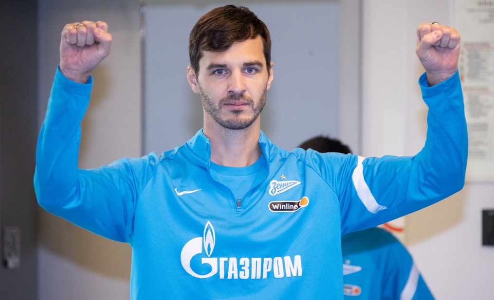 Тренировка «Зенита» перед матчем со «Спартаком»