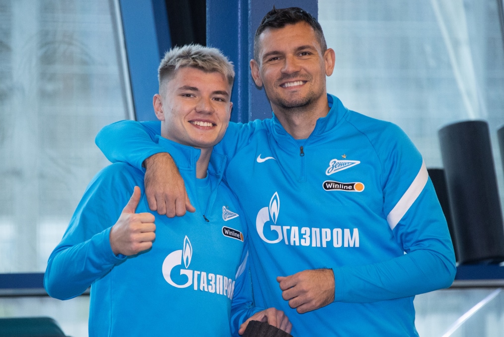 Тренировка «Зенита» перед матчем со «Спартаком»