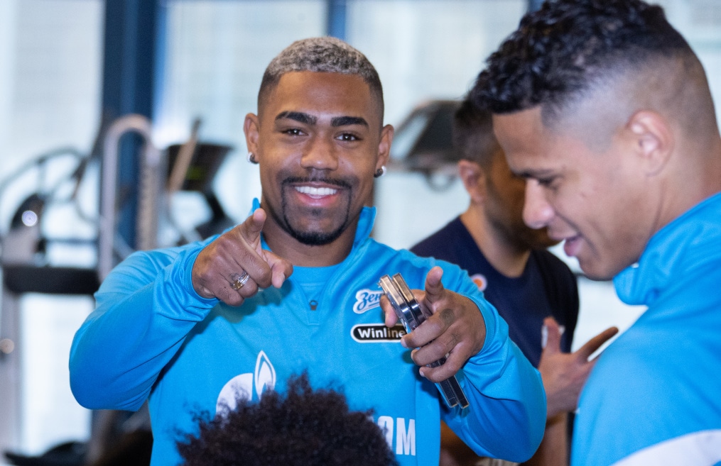 Тренировка «Зенита» перед матчем со «Спартаком»