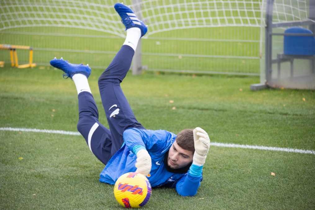 Тренировка «Зенита» перед матчем со «Спартаком»