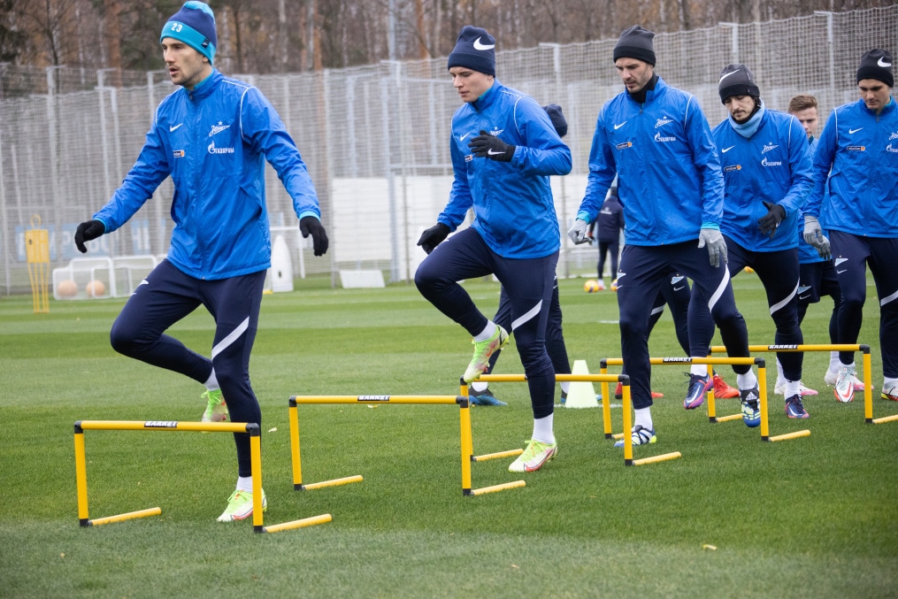 Тренировка «Зенита» перед матчем со «Спартаком»