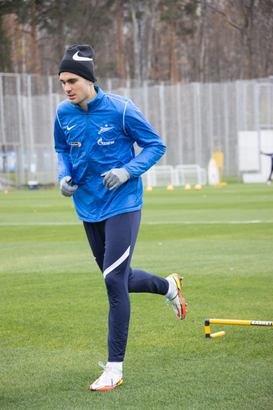 Тренировка «Зенита» перед матчем со «Спартаком»