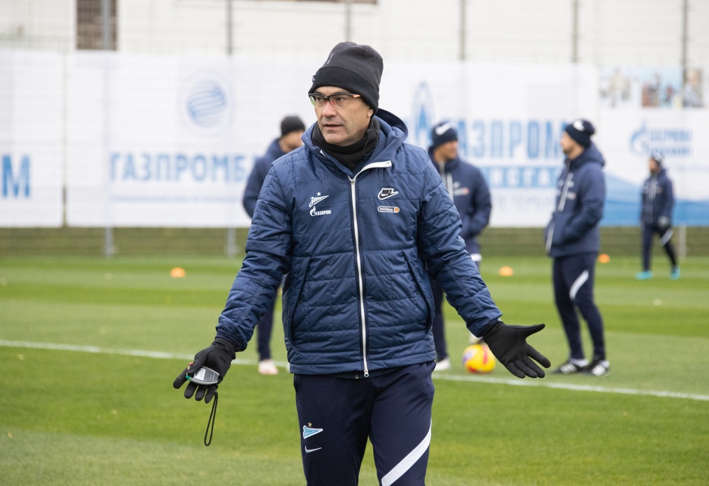 Тренировка «Зенита» перед матчем со «Спартаком»