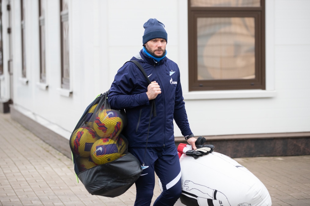 Тренировка «Зенита» перед матчем с «Динамо»