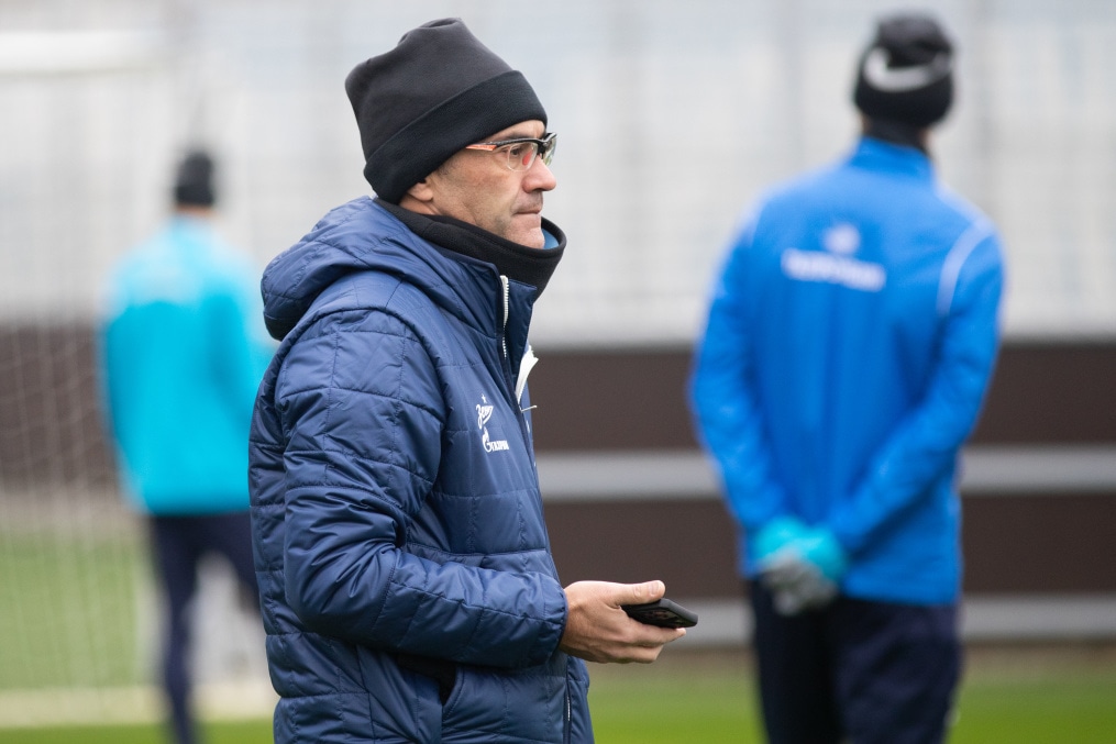 Тренировка «Зенита» перед матчем с «Динамо»